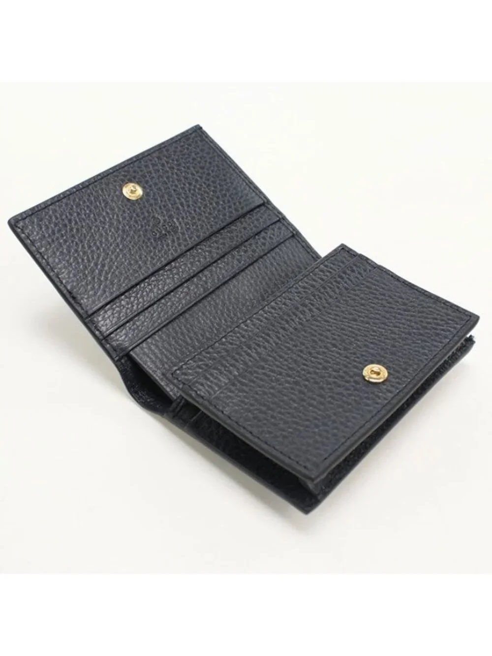 Gucci Card Case Wallet GG Supreme Bifold Leather - Picture 6 of 6